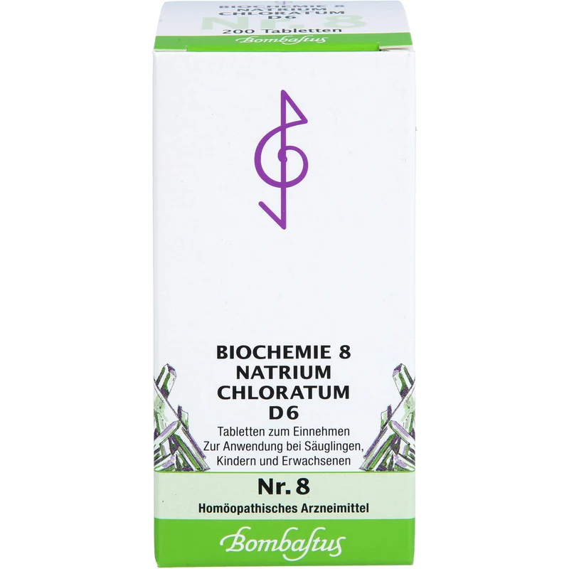 Biochemie 8 Natrium chloratum Bombastus D6 Tbl., 200 St TAB