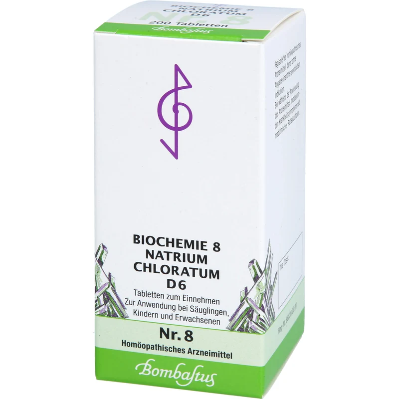 Biochemie 8 Natrium chloratum Bombastus D6 Tbl., 200 St TAB