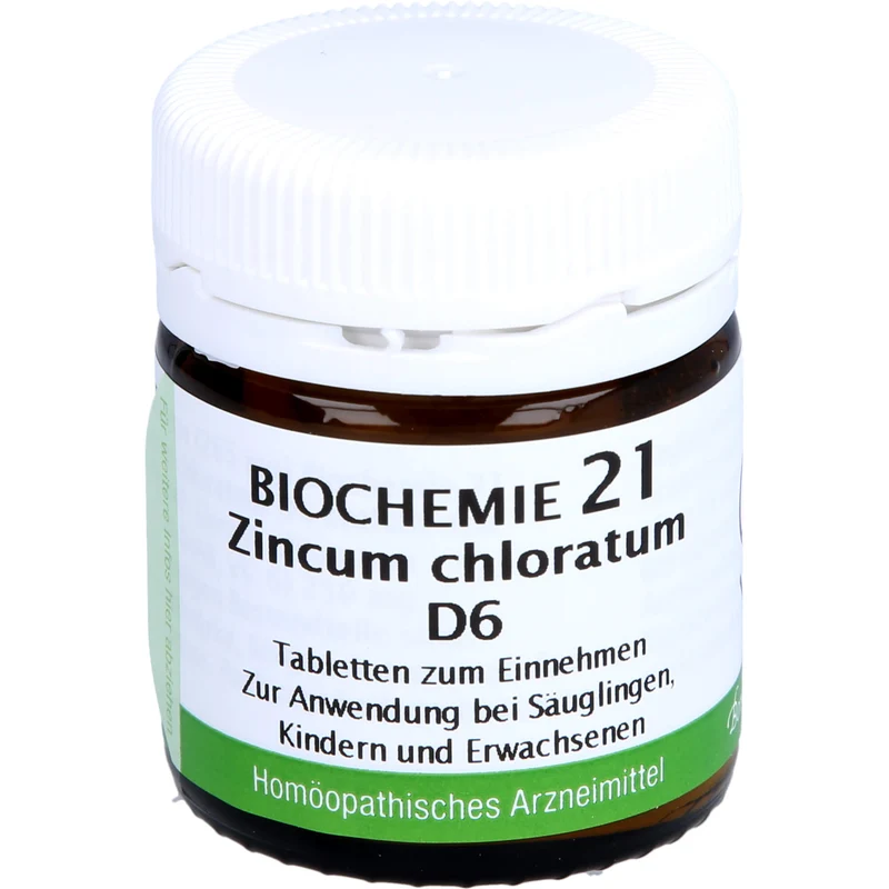 Biochemie 21 Zincum chloratum Bombastus D6 Tbl., 80 St TAB