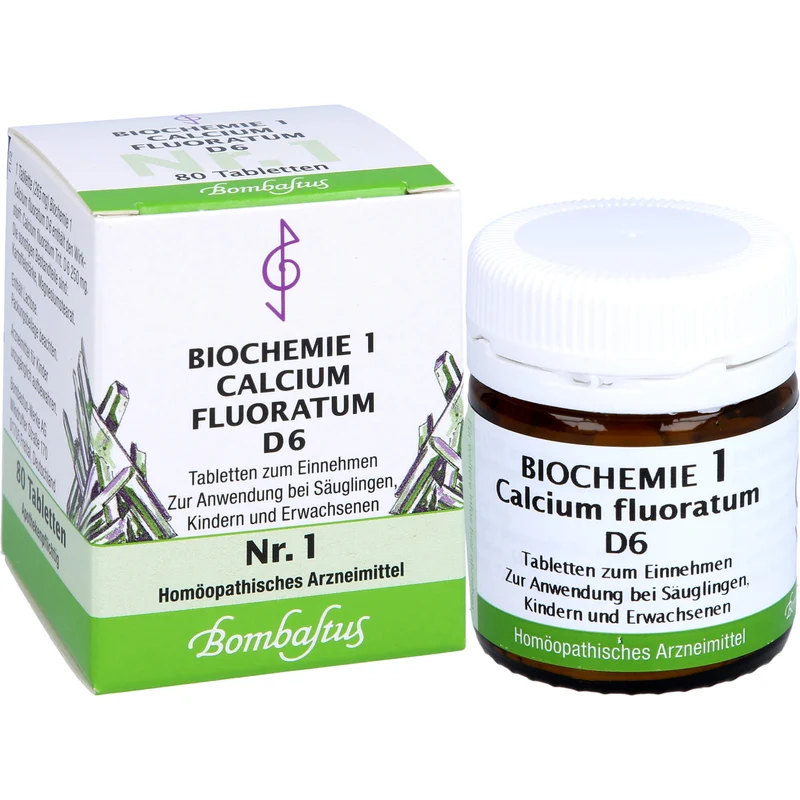 Biochemie 1 Calcium fluoratum Bombastus D6 Tbl., 80 St TAB
