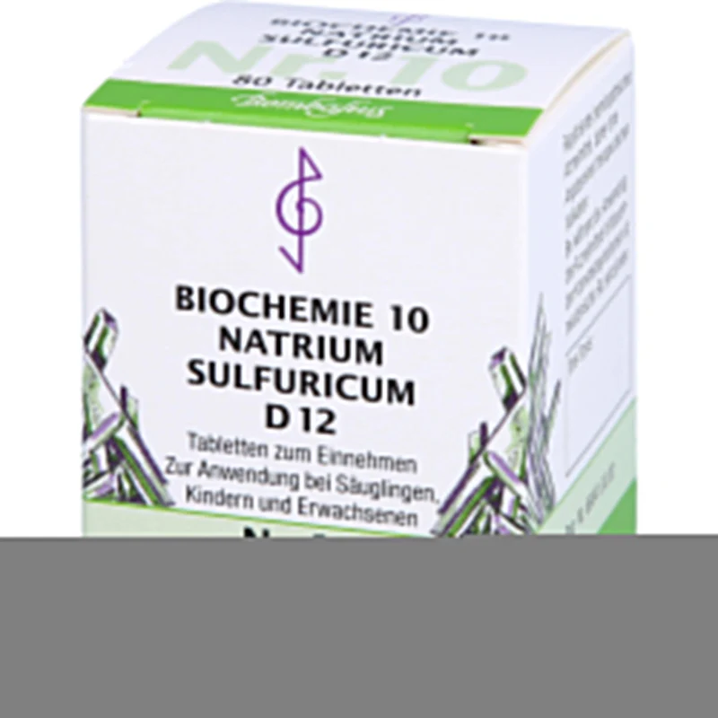 Biochemie 10 Natrium sulfuricum Bombastus D12 Tbl., 80 St TAB