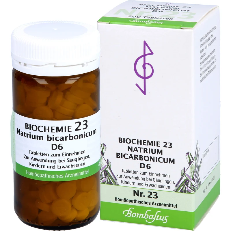 Biochemie 23 Natrium bicarbonicum Bombastus D6 Tbl., 200 St TAB