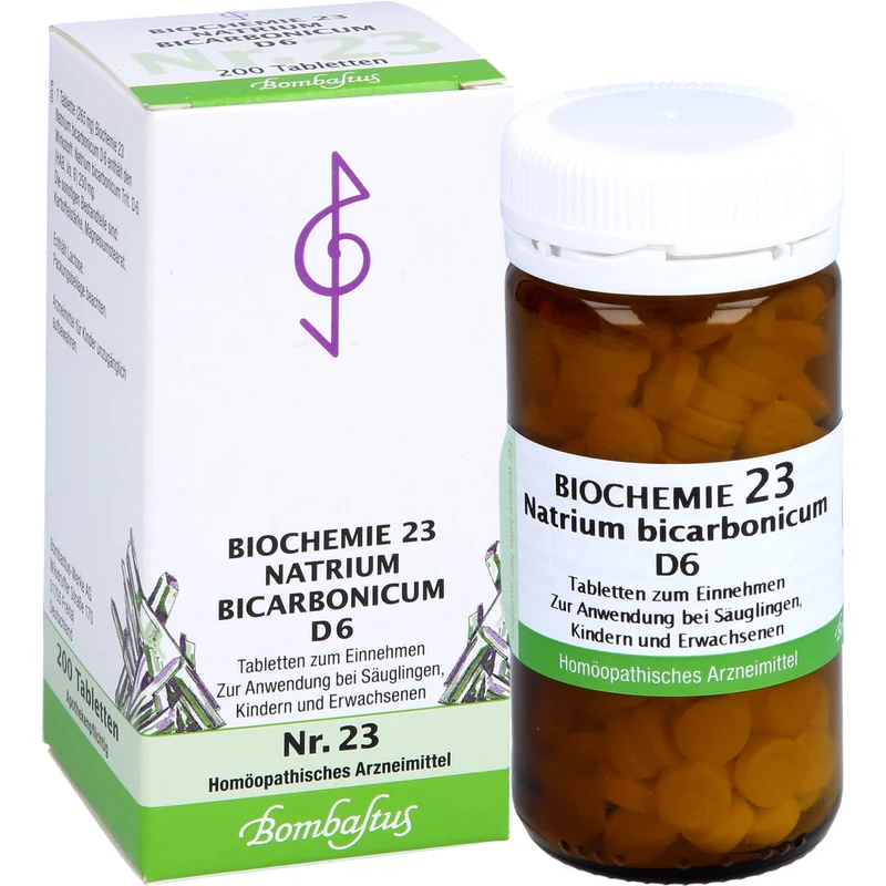 Biochemie 23 Natrium bicarbonicum Bombastus D6 Tbl., 200 St TAB
