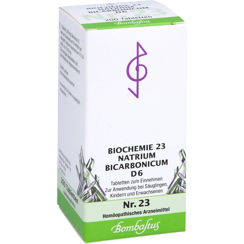 Biochemie 23 Natrium bicarbonicum Bombastus D6 Tbl., 200 St TAB