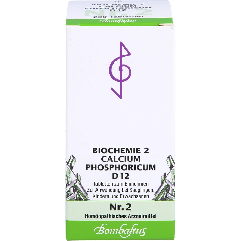 Biochemie 2 Calcium phosphoricum Bomastus D12 Tbl., 200 St TAB
