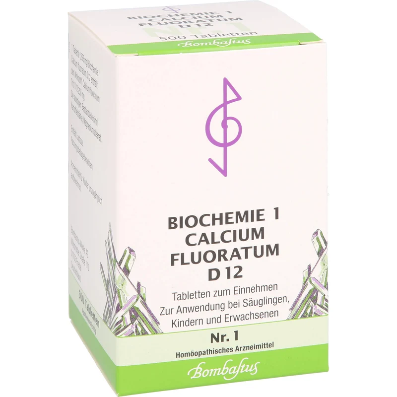 Biochemie 1 Calcium fluoratum Bombastus D12 Tbl., 500 St TAB