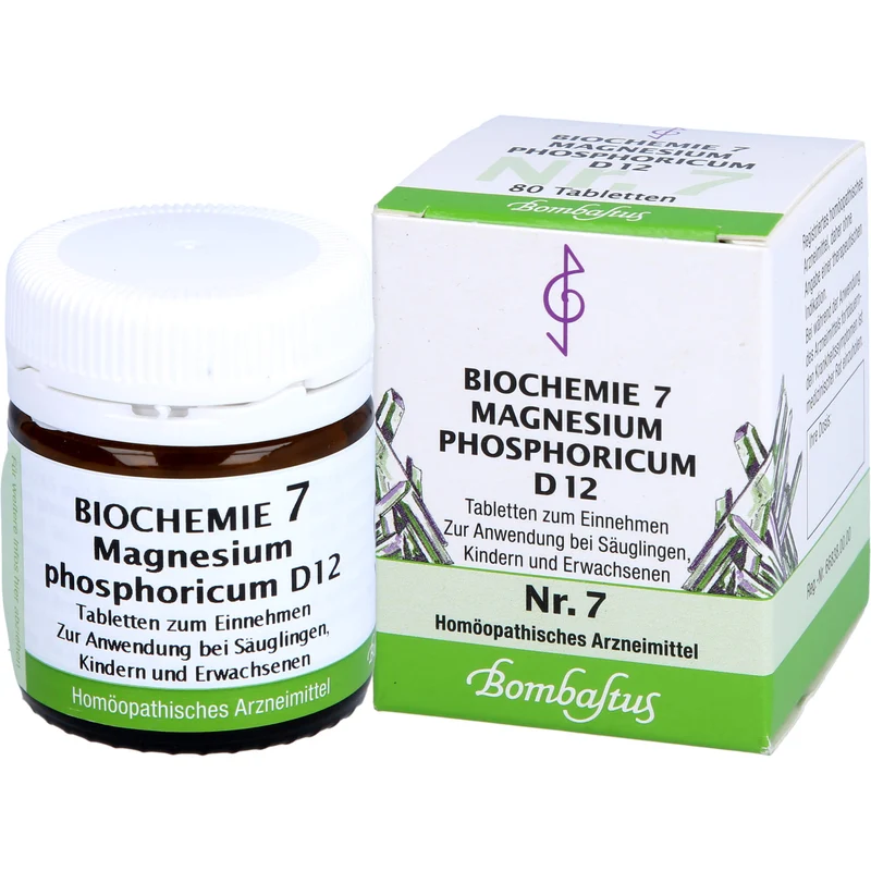 Biochemie 7 Magnesium phosphoricum Bombastus D12 Tbl., 80 St TAB