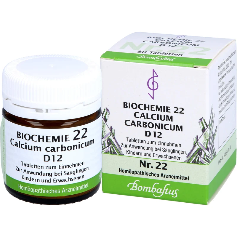 Biochemie 22 Calcium carbonicum Bombastus D12 Tbl., 80 St TAB
