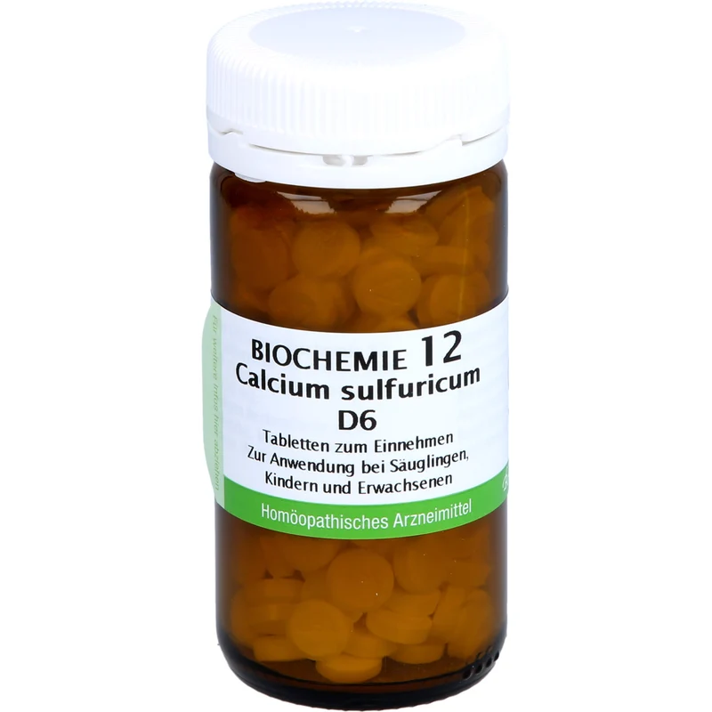 Biochemie 12 Calcium sulfuricum Bombastus D6 Tbl., 200 St TAB