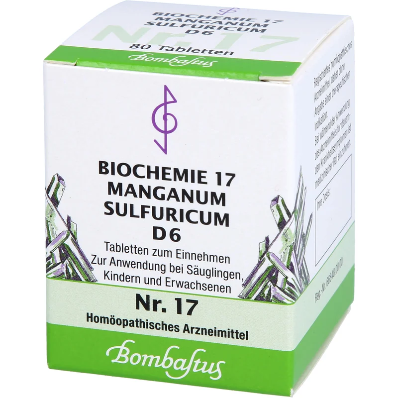 Biochemie 17 Manganum sulfuricum Bombastus D6 Tbl., 80 St TAB