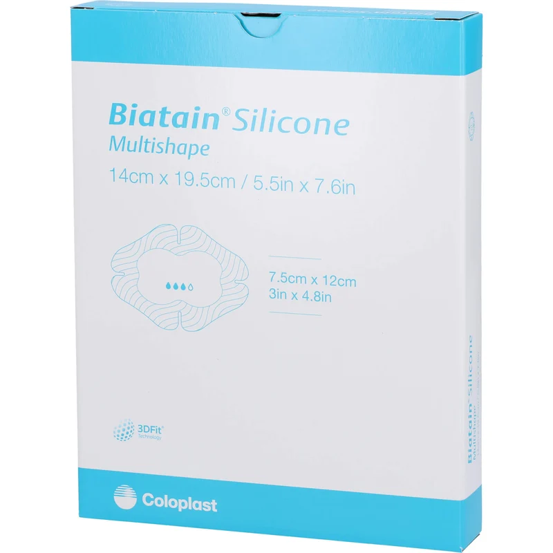 Biatain Silicone Schaumverb. Multishape 14x19,5 cm, 5 St VER