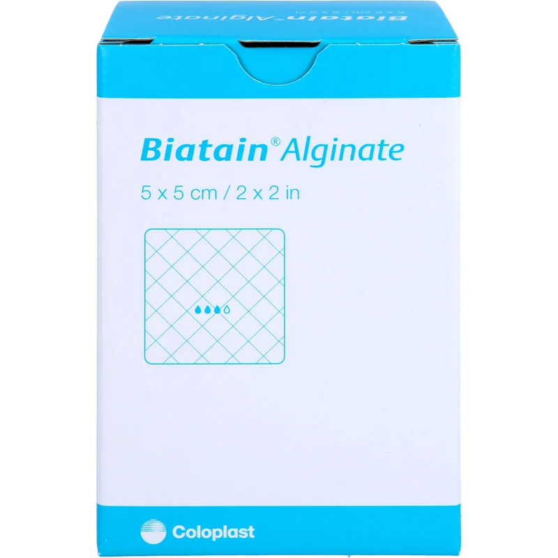 Biatain Alginate Kompressen 5x5cm, 30 St VER