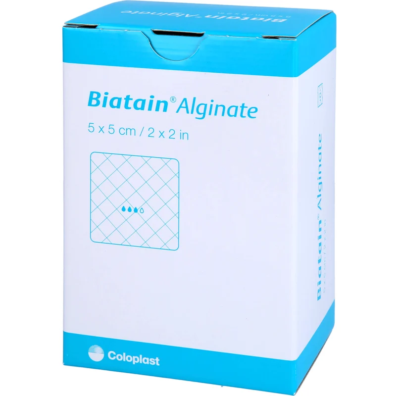 Biatain Alginate Kompressen 5x5cm, 30 St VER