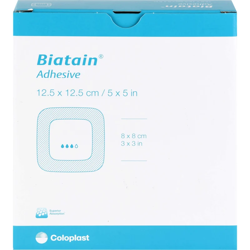 Biatain Schaumverband selbst-haftend 12,5x12,5cm, 10 St VER