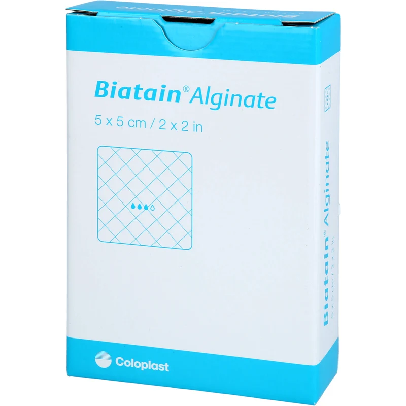 Biatain Alginate Kompressen 5x5cm, 10 St VER