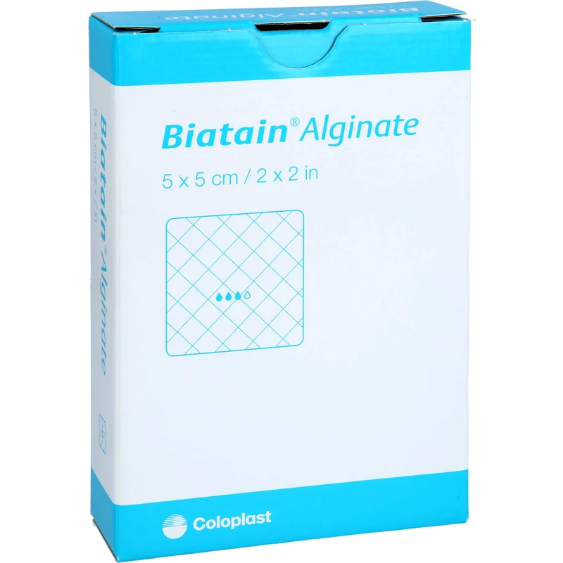 Biatain Alginate Kompressen 5x5cm, 10 St VER
