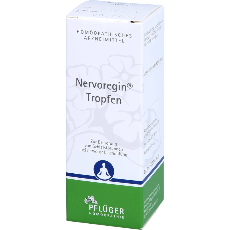 Nervoregin Tropfen bei Schlafstörungen und Einschlafschwierigkeiten, 50 ml Lösung