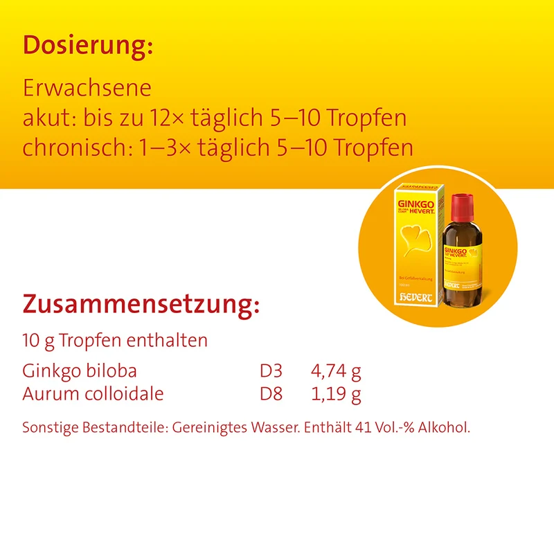 Ginkgo biloba comp. Hevert, 100 ml Lösung