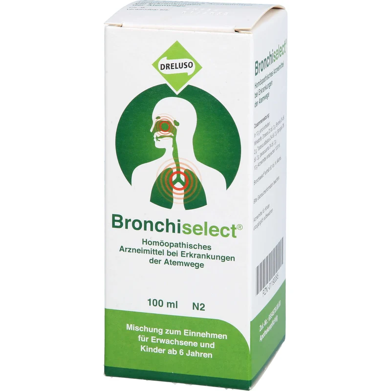 Bronchiselect Tropfen bei Erkrankungen der Atemwege, 100 ml Lösung