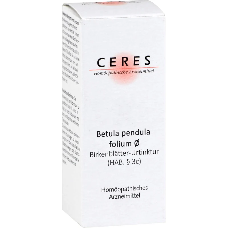 Ceres Betula pendula folium Urtinktur, 20 ml Lösung