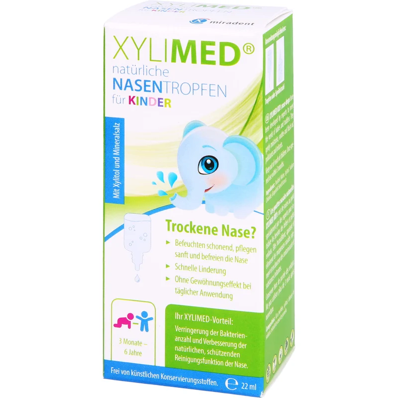 miradent Xylimed Kids Nasentropfen natürlich, 22 ml NTR