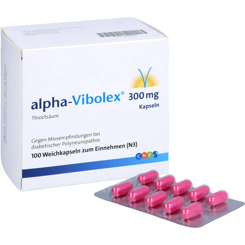 alpha-Vibolex® 300 mg Kapseln, Weichkapseln, 100 St WKA