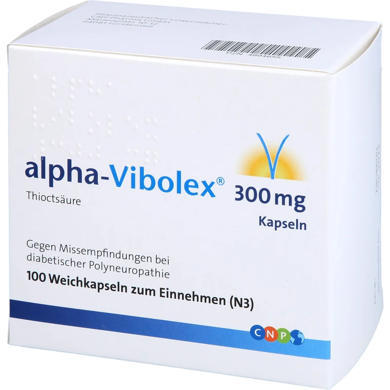 alpha-Vibolex® 300 mg Kapseln, Weichkapseln, 100 St WKA