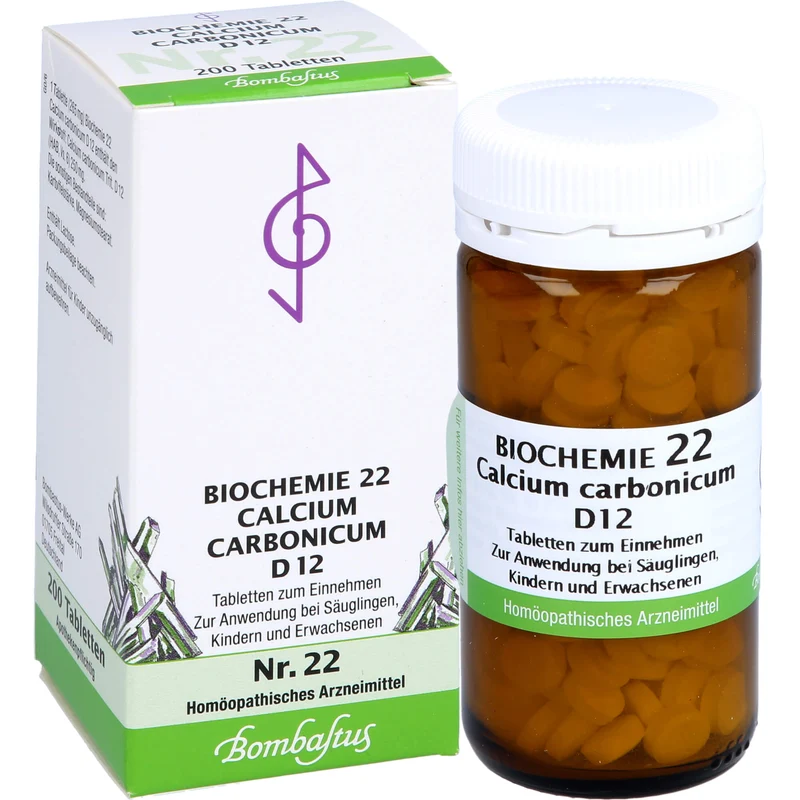 Biochemie 22 Calcium carbonicum Bombastus D12 Tbl., 200 St TAB