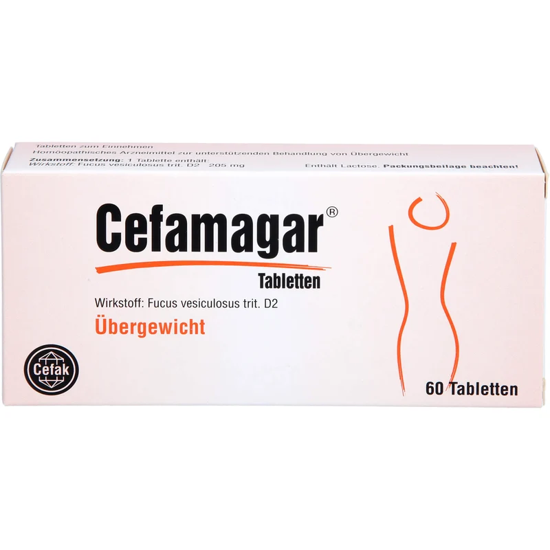 Cefamagar Tabletten bei Übergewicht, 60 St. Tabletten