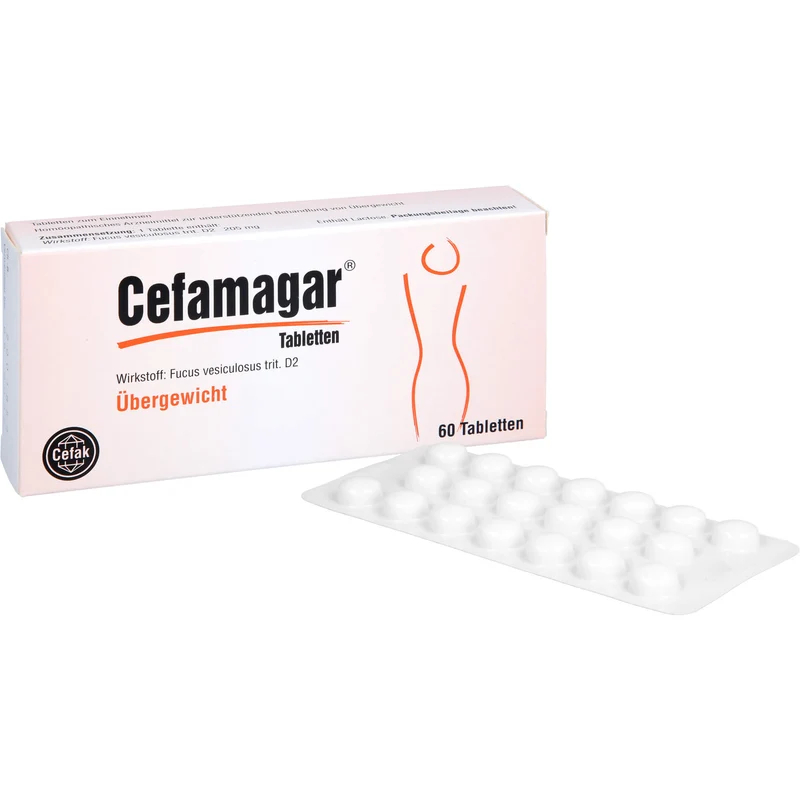 Cefamagar Tabletten bei Übergewicht, 60 St. Tabletten