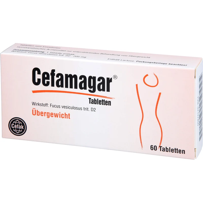 Cefamagar Tabletten bei Übergewicht, 60 St. Tabletten