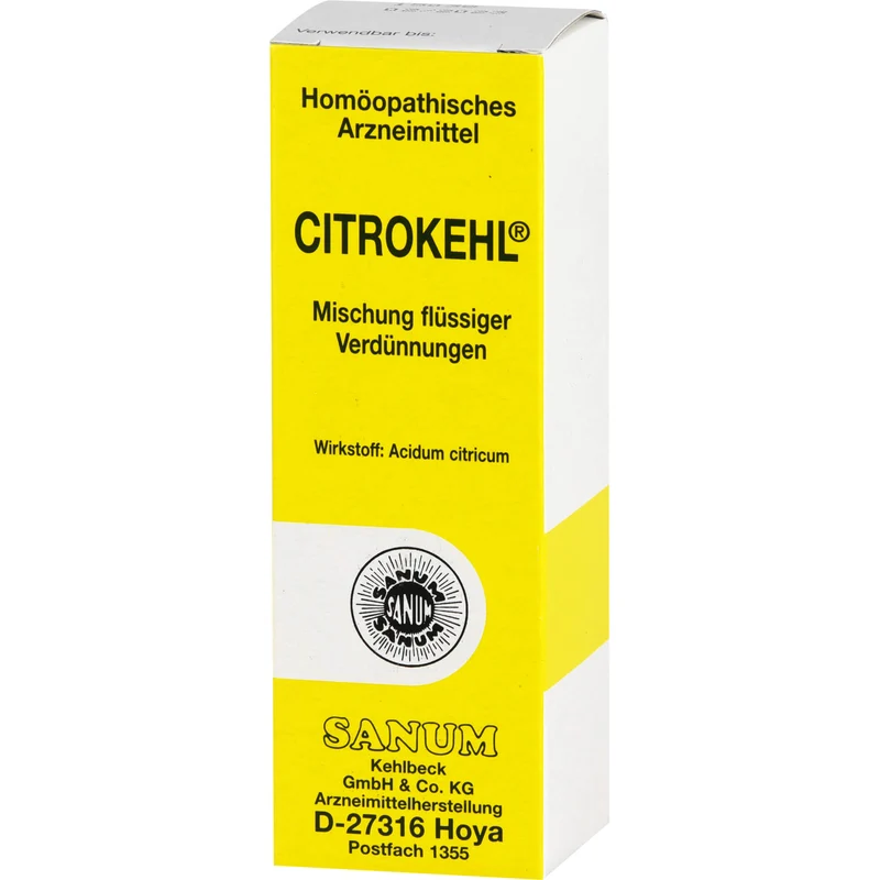 SANUM-KEHLBECK Citrokehl Mischung, 30 ml Lösung