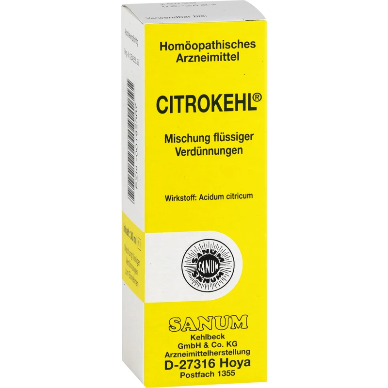 SANUM-KEHLBECK Citrokehl Mischung, 30 ml Lösung