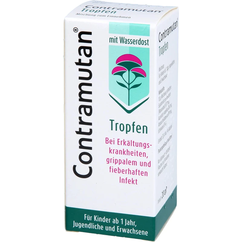 Contramutan Tropfen bei Erkältungskrankheiten, 20 ml Mischung
