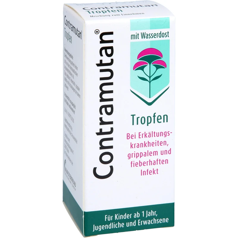 Contramutan Tropfen bei Erkältungskrankheiten, 20 ml Mischung