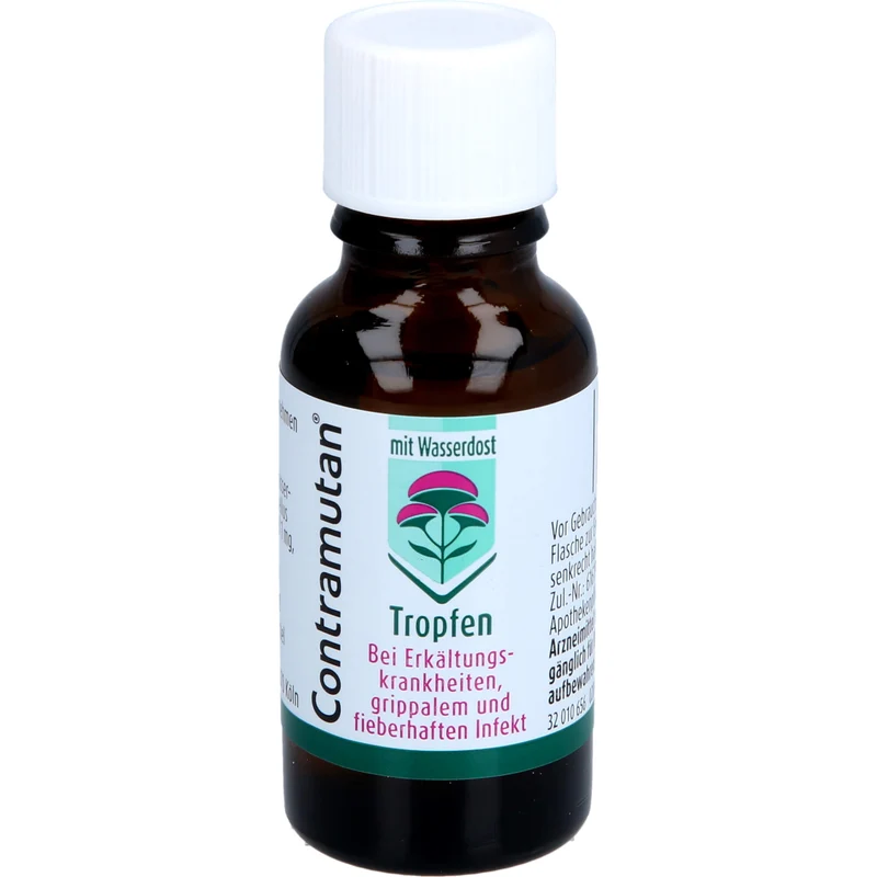 Contramutan Tropfen bei Erkältungskrankheiten, 20 ml Mischung