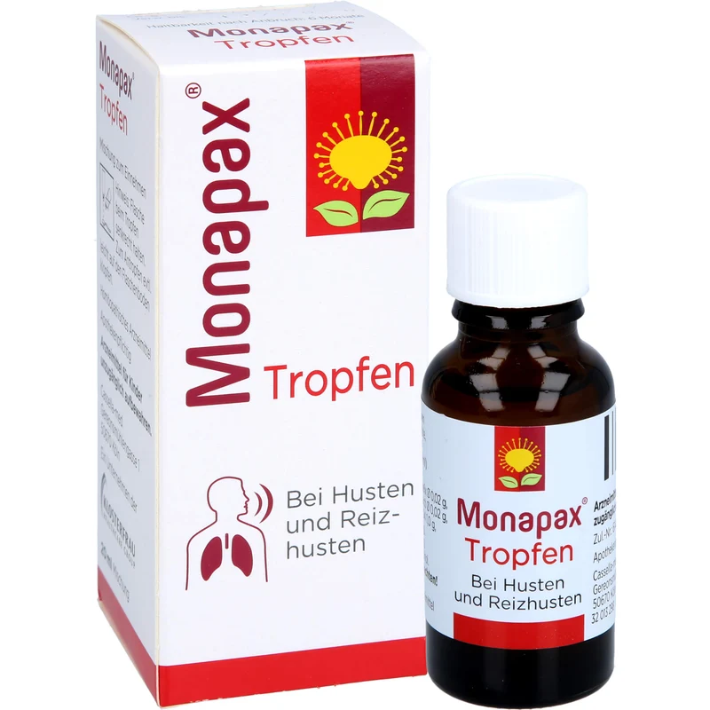 Monapax Tropfen bei Husten und Reizhusten, 20 ml Lösung