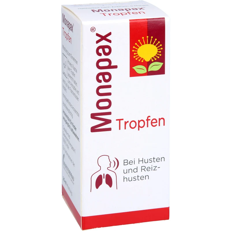 Monapax Tropfen bei Husten und Reizhusten, 20 ml Lösung