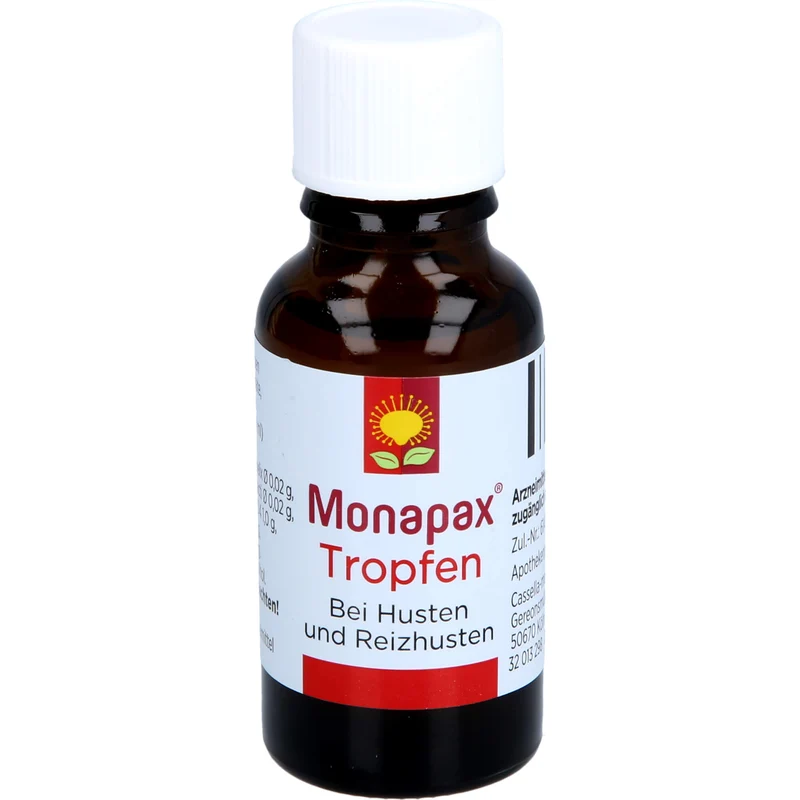 Monapax Tropfen bei Husten und Reizhusten, 20 ml Lösung