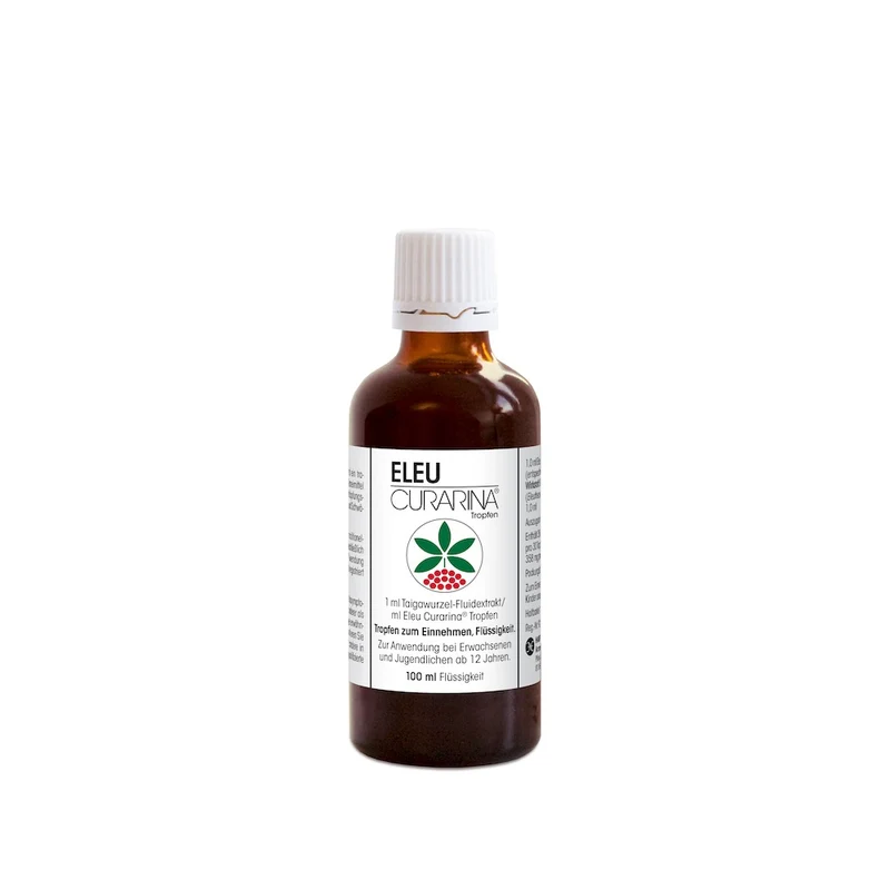 Eleu Curarina Tropfen bei Erschöpfungszuständen wie Müdigkeit und Schwäche, 100 ml Lösung