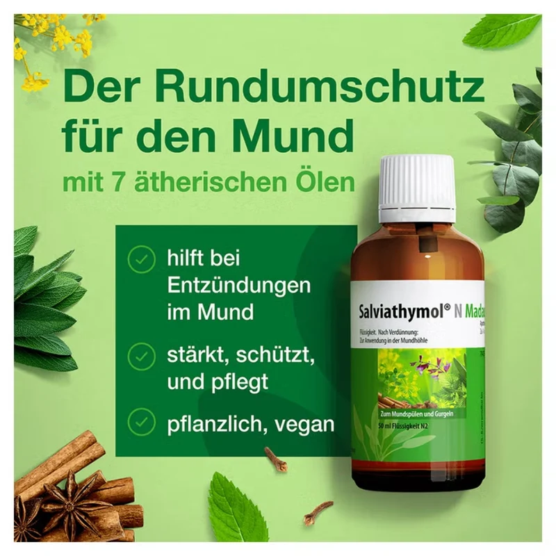 Salviathymol N Madaus Flüssigkeit, 50 ml Lösung