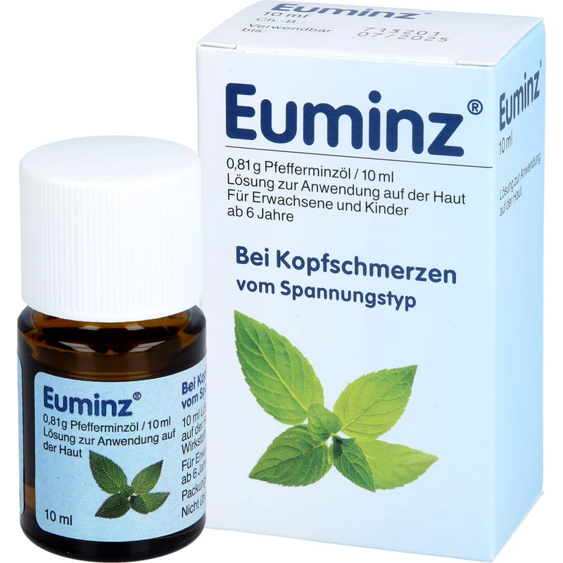 Euminz Wirkstoff: Pfefferminzöl Lösung bei Kopfschmerzen, 10 ml Lösung