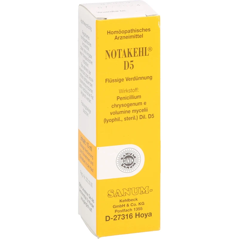SANUM-KEHLBECK Notakehl D5 flüssige Verdünnung, 10 ml Lösung