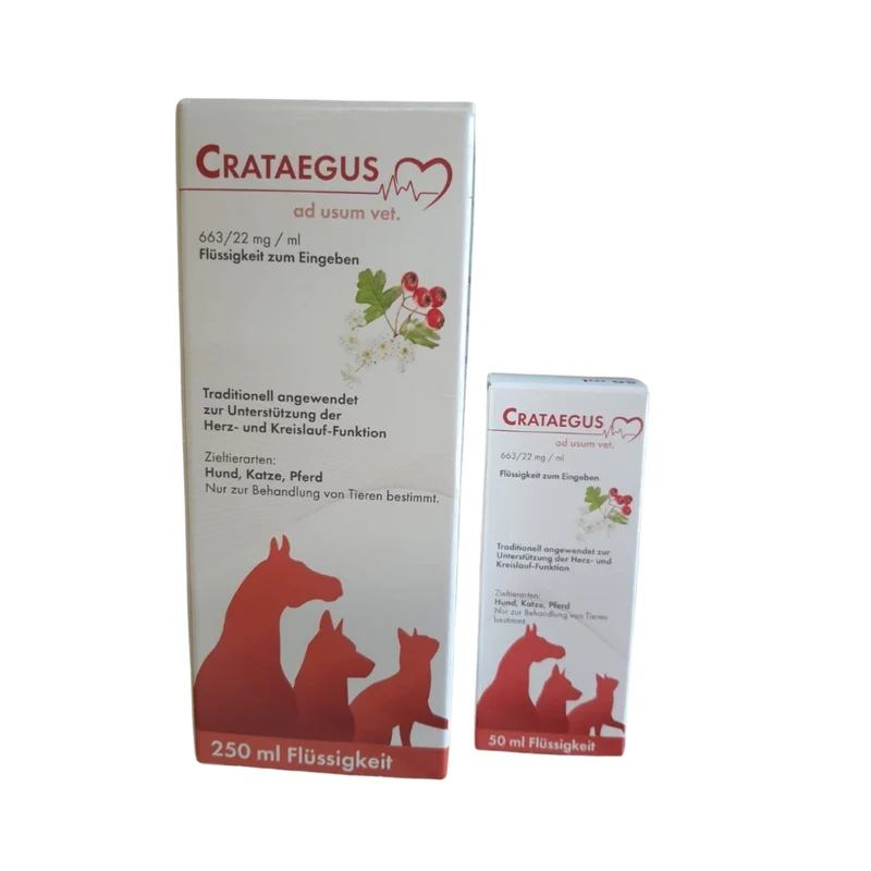 Crataegus ad us. vet., 250 ml Lösung