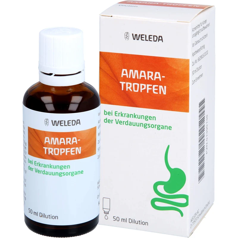 WELEDA Amara Tropfen bei Erkrankungen der Verdauungsorgane, 50 ml Lösung