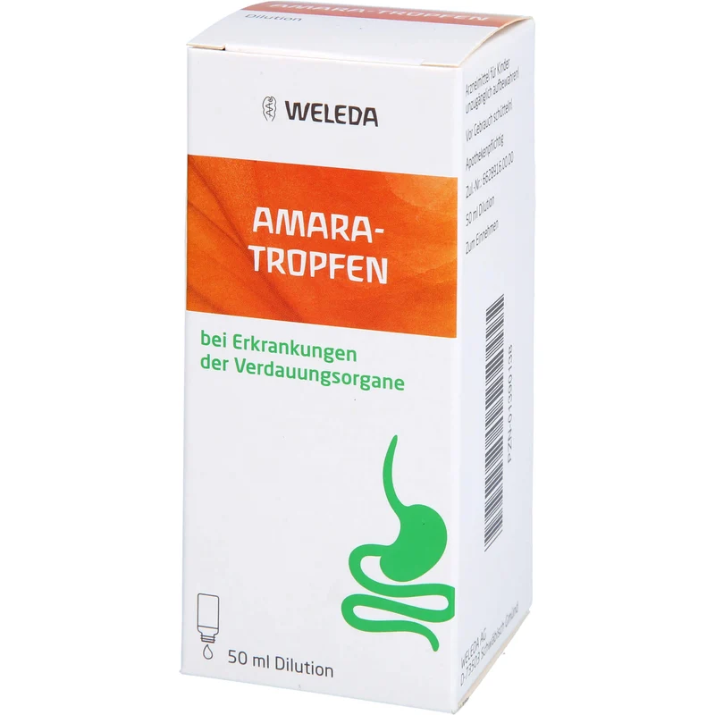 WELEDA Amara Tropfen bei Erkrankungen der Verdauungsorgane, 50 ml Lösung