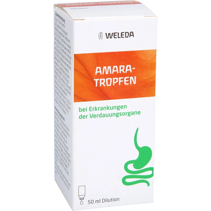 WELEDA Amara Tropfen bei Erkrankungen der Verdauungsorgane, 50 ml Lösung