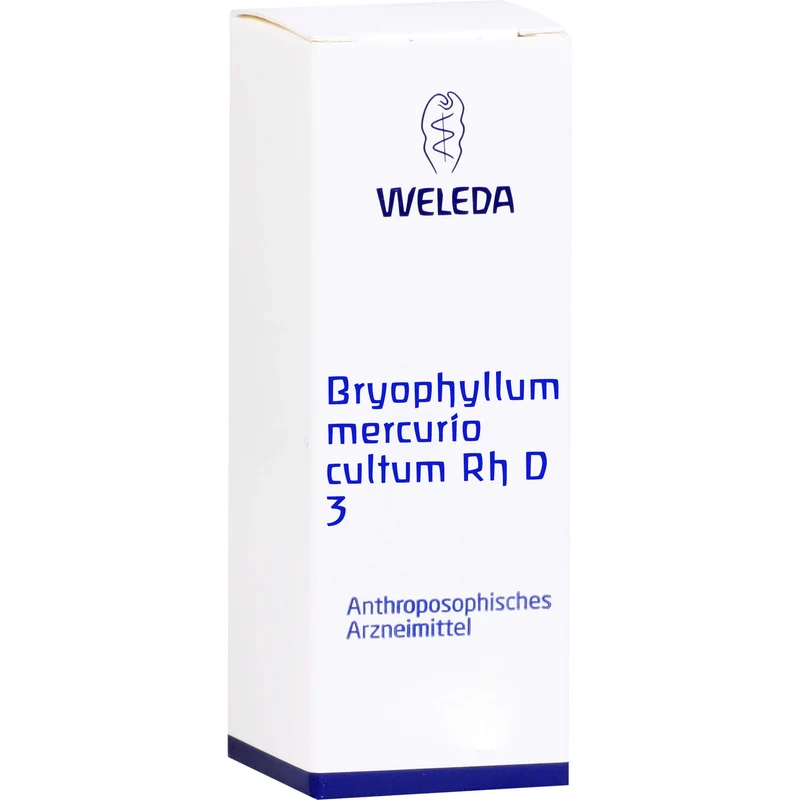 WELEDA Bryophyllum Mercurio cultum Rh D3 flüssige Verdünnung, 20 ml Lösung