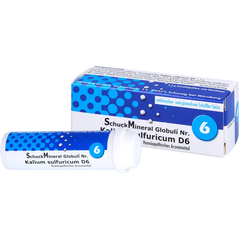 Schuckmineral Globuli 6 Kalium sulfuricum D6, 7.5 g GLO