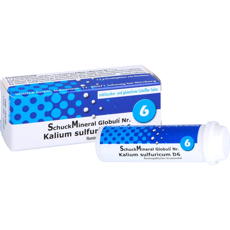 Schuckmineral Globuli 6 Kalium sulfuricum D6, 7.5 g GLO